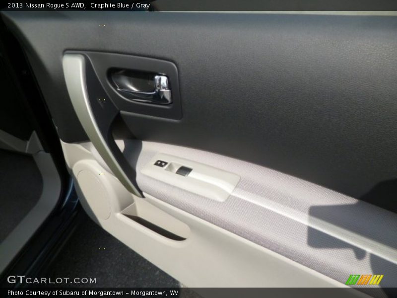 Graphite Blue / Gray 2013 Nissan Rogue S AWD