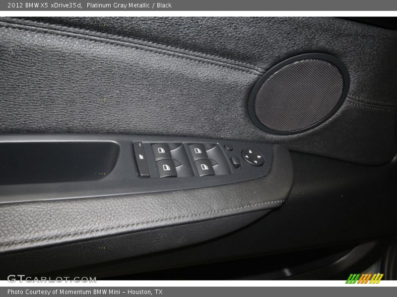 Platinum Gray Metallic / Black 2012 BMW X5 xDrive35d