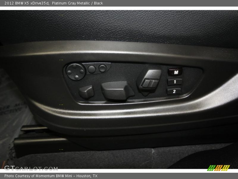 Platinum Gray Metallic / Black 2012 BMW X5 xDrive35d
