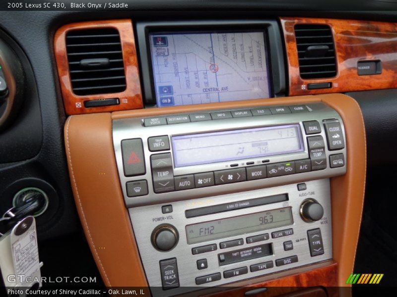 Black Onyx / Saddle 2005 Lexus SC 430