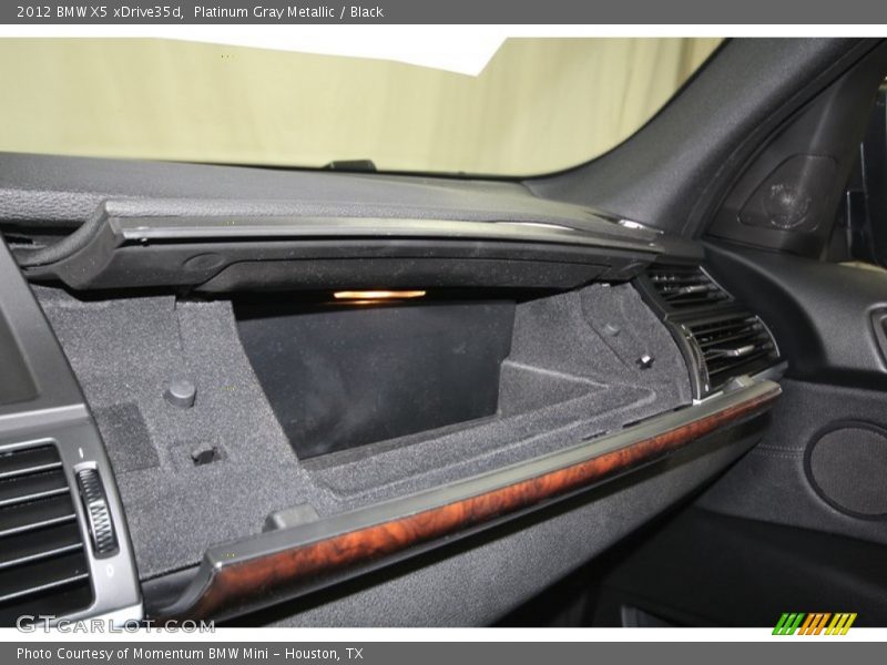 Platinum Gray Metallic / Black 2012 BMW X5 xDrive35d