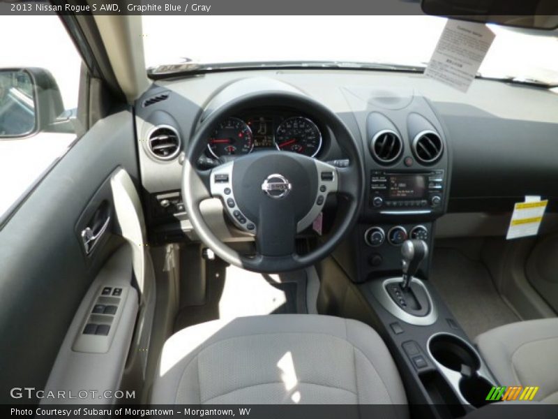 Graphite Blue / Gray 2013 Nissan Rogue S AWD