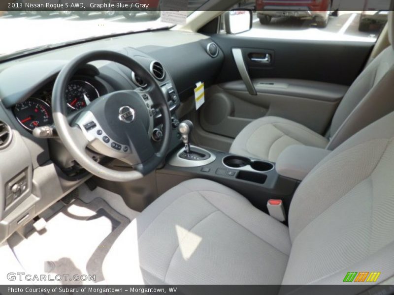 Graphite Blue / Gray 2013 Nissan Rogue S AWD