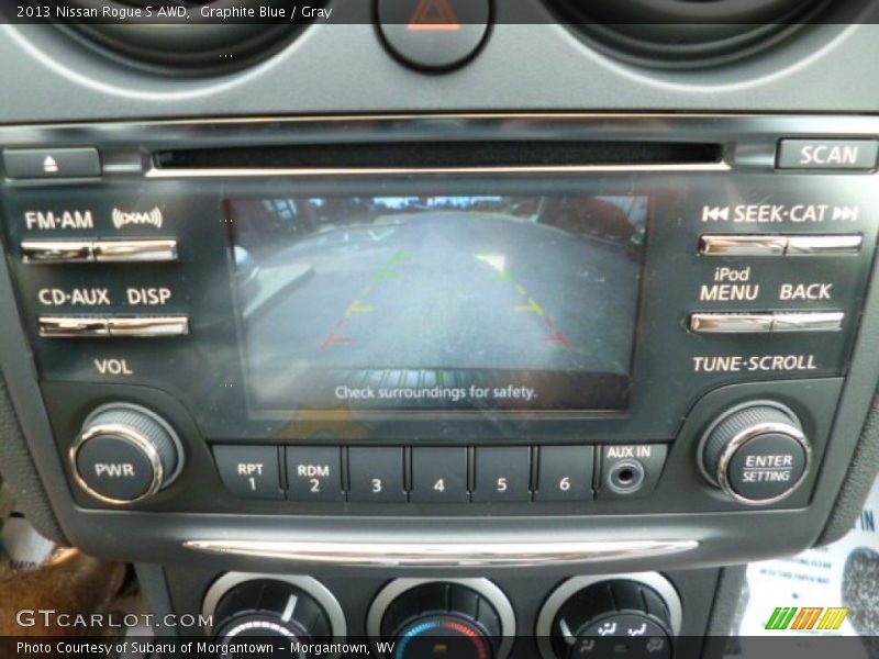 Graphite Blue / Gray 2013 Nissan Rogue S AWD