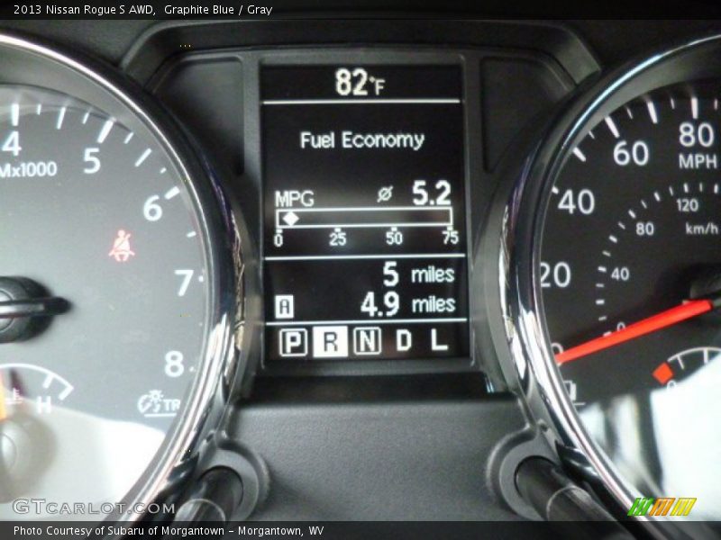 Graphite Blue / Gray 2013 Nissan Rogue S AWD