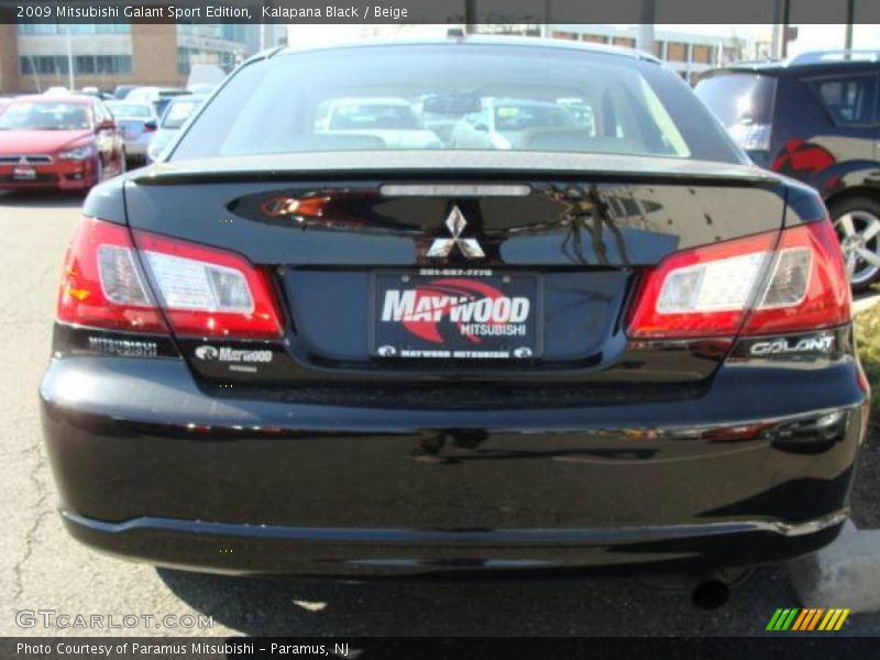 Kalapana Black / Beige 2009 Mitsubishi Galant Sport Edition