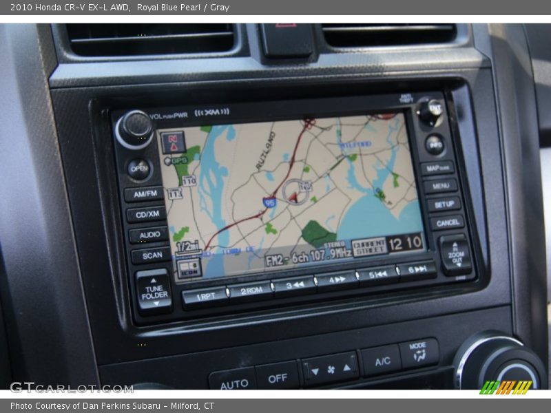 Royal Blue Pearl / Gray 2010 Honda CR-V EX-L AWD