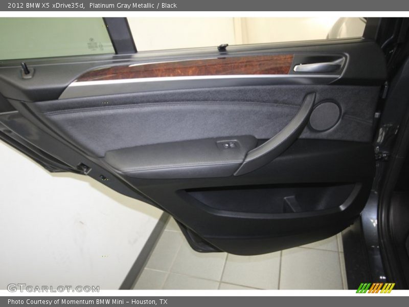 Platinum Gray Metallic / Black 2012 BMW X5 xDrive35d