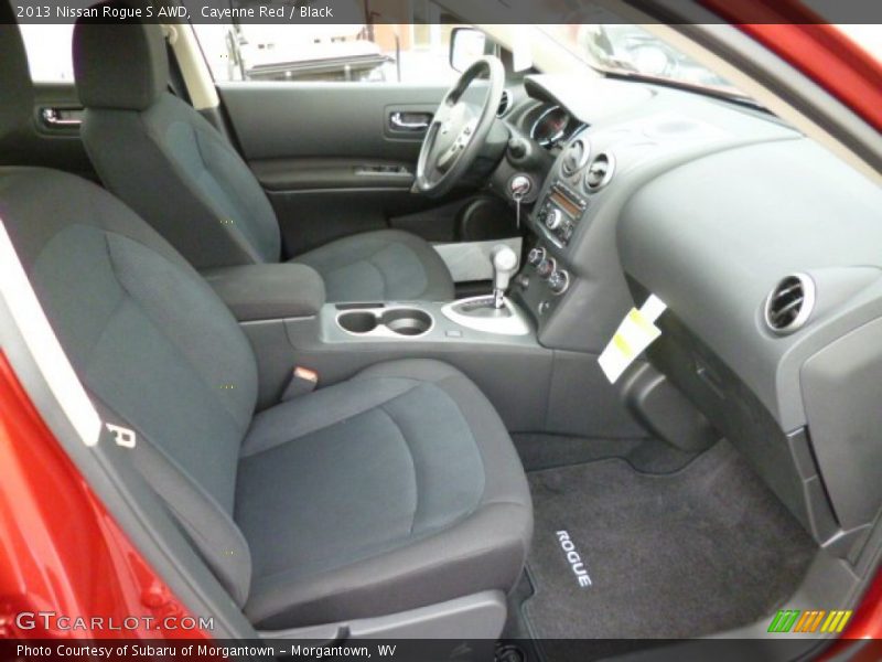 Cayenne Red / Black 2013 Nissan Rogue S AWD