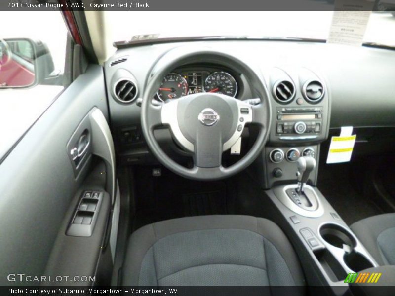 Cayenne Red / Black 2013 Nissan Rogue S AWD
