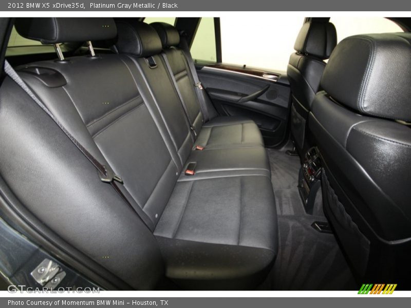 Platinum Gray Metallic / Black 2012 BMW X5 xDrive35d