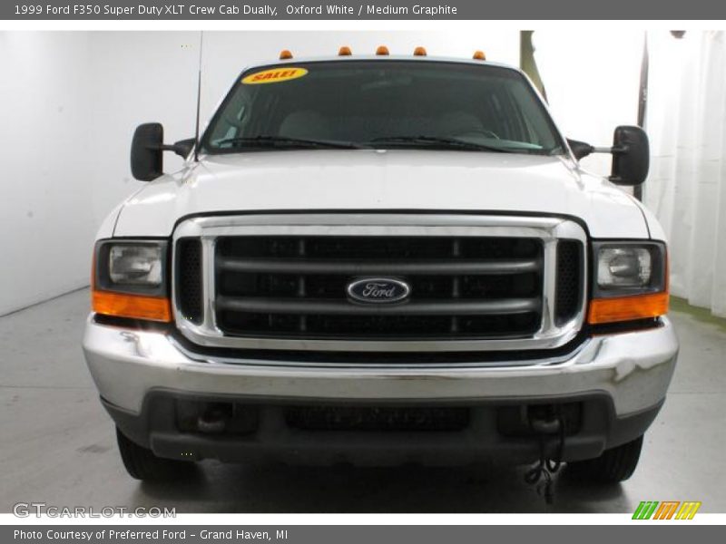 Oxford White / Medium Graphite 1999 Ford F350 Super Duty XLT Crew Cab Dually