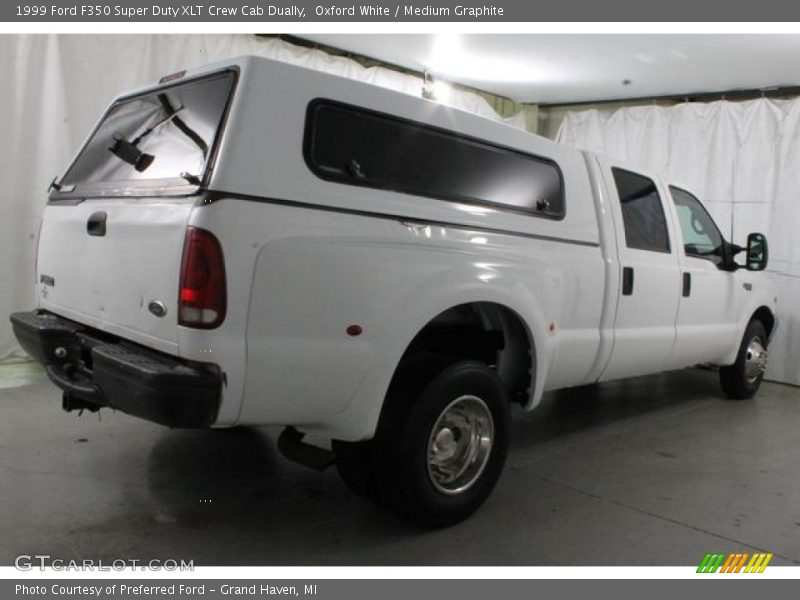 Oxford White / Medium Graphite 1999 Ford F350 Super Duty XLT Crew Cab Dually