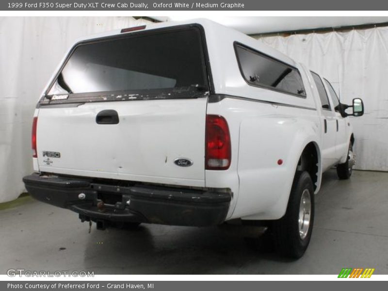 Oxford White / Medium Graphite 1999 Ford F350 Super Duty XLT Crew Cab Dually