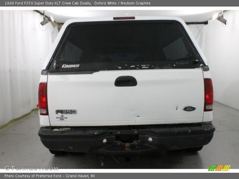 Oxford White / Medium Graphite 1999 Ford F350 Super Duty XLT Crew Cab Dually
