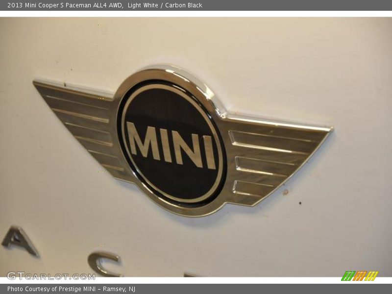 Light White / Carbon Black 2013 Mini Cooper S Paceman ALL4 AWD
