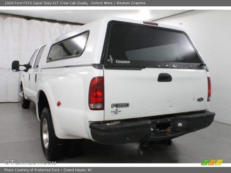 Oxford White / Medium Graphite 1999 Ford F350 Super Duty XLT Crew Cab Dually