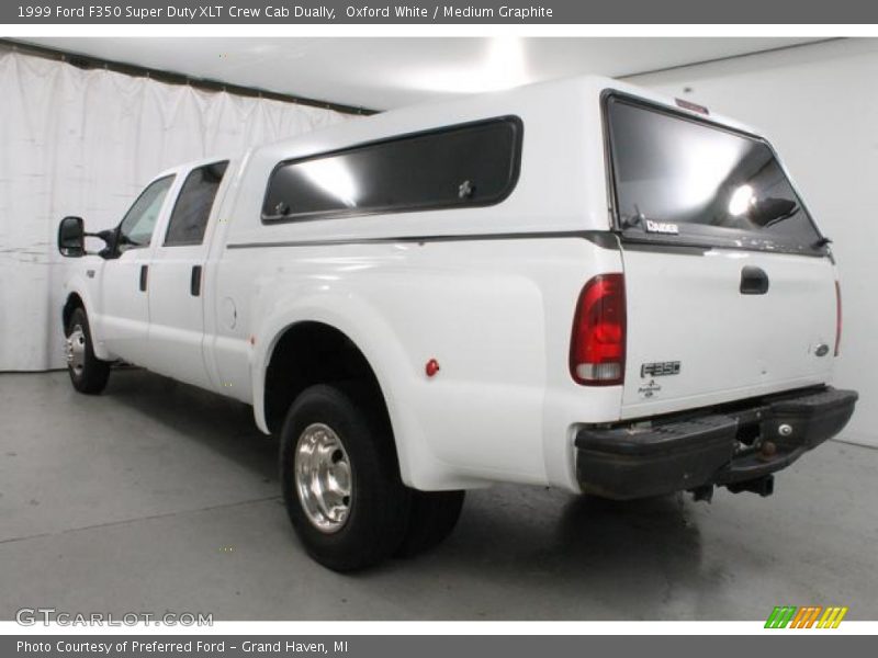 Oxford White / Medium Graphite 1999 Ford F350 Super Duty XLT Crew Cab Dually