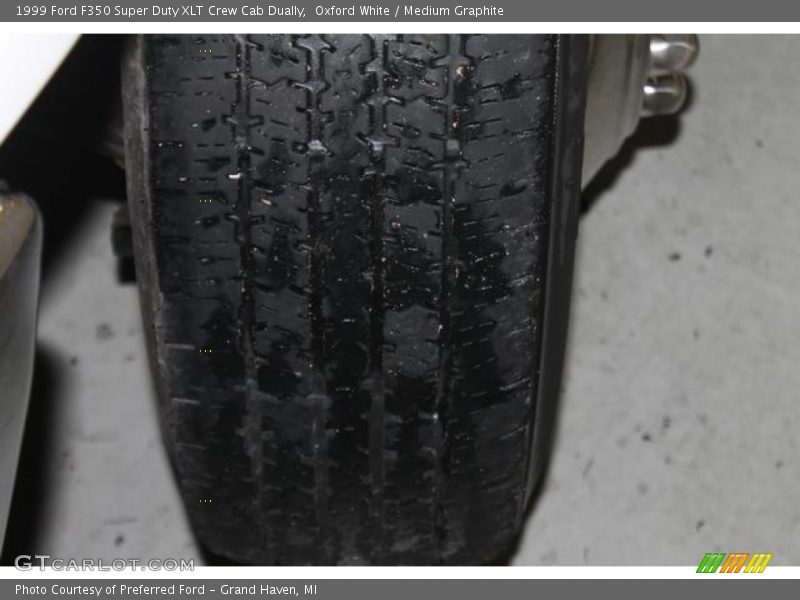 Oxford White / Medium Graphite 1999 Ford F350 Super Duty XLT Crew Cab Dually