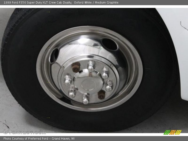 Oxford White / Medium Graphite 1999 Ford F350 Super Duty XLT Crew Cab Dually