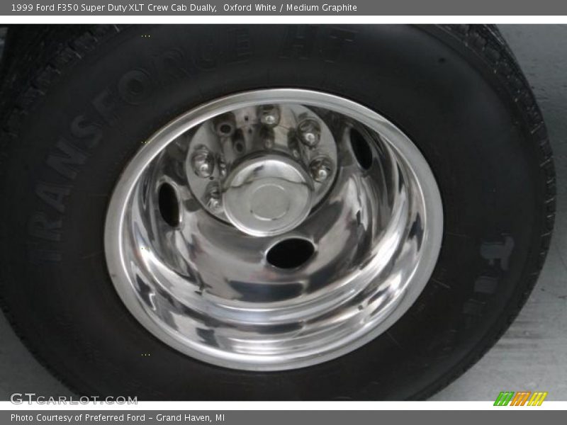 Oxford White / Medium Graphite 1999 Ford F350 Super Duty XLT Crew Cab Dually