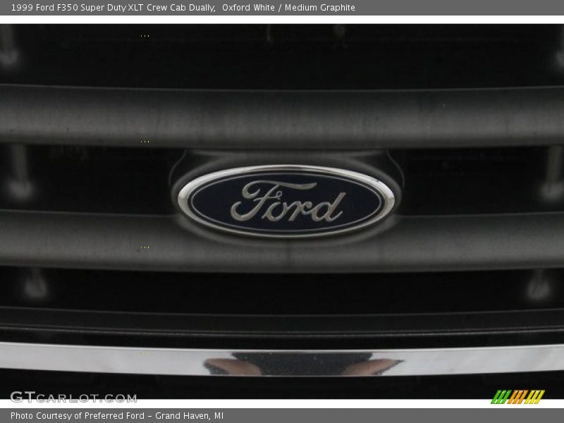 Oxford White / Medium Graphite 1999 Ford F350 Super Duty XLT Crew Cab Dually