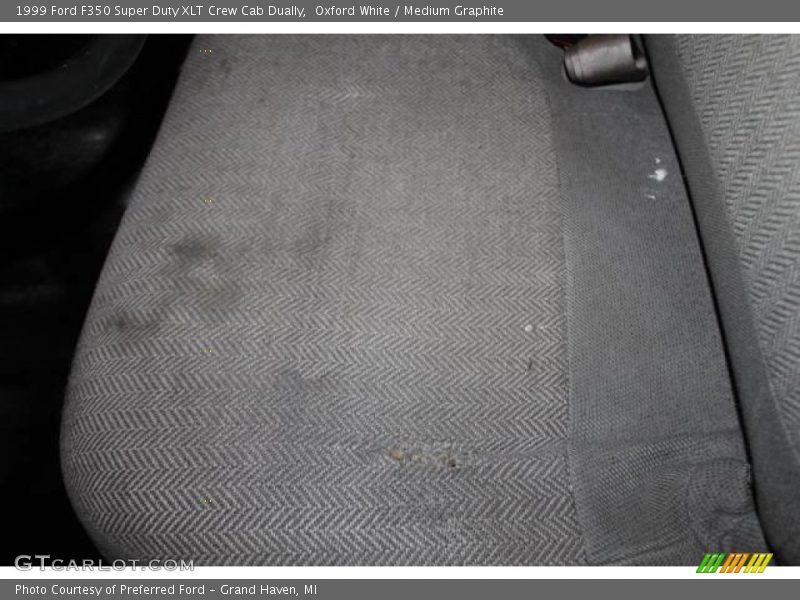 Oxford White / Medium Graphite 1999 Ford F350 Super Duty XLT Crew Cab Dually