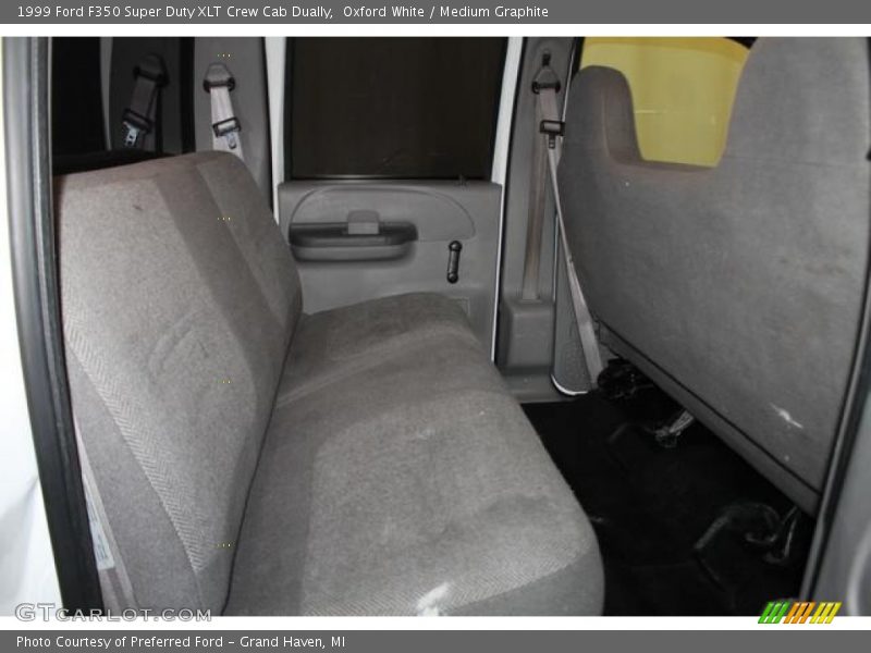 Oxford White / Medium Graphite 1999 Ford F350 Super Duty XLT Crew Cab Dually
