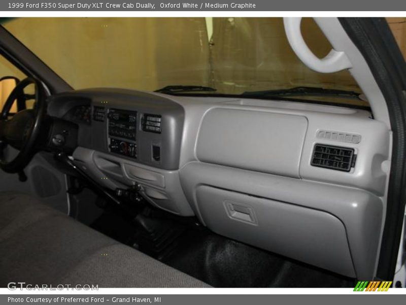 Oxford White / Medium Graphite 1999 Ford F350 Super Duty XLT Crew Cab Dually