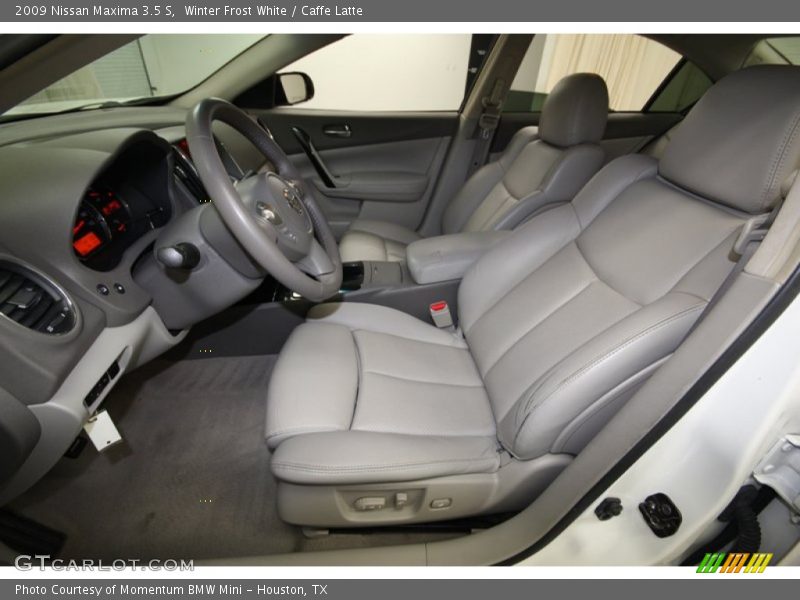  2009 Maxima 3.5 S Caffe Latte Interior