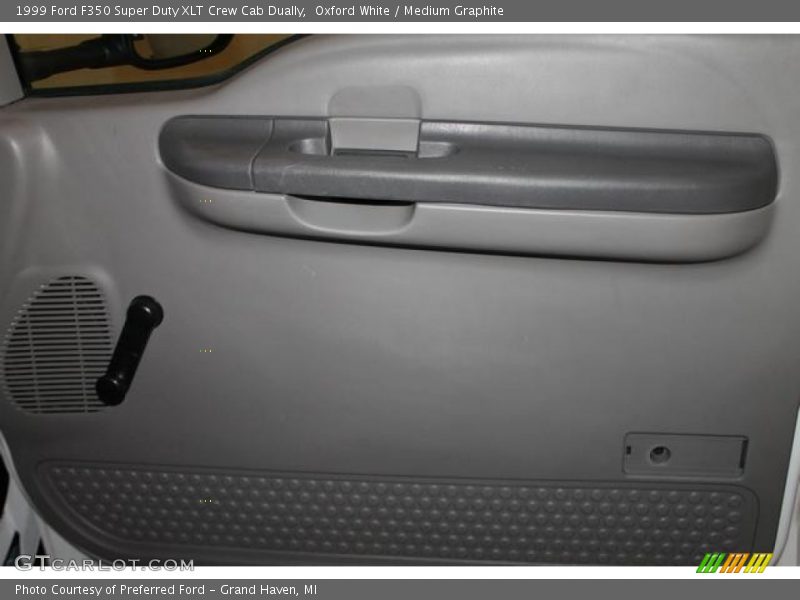 Oxford White / Medium Graphite 1999 Ford F350 Super Duty XLT Crew Cab Dually