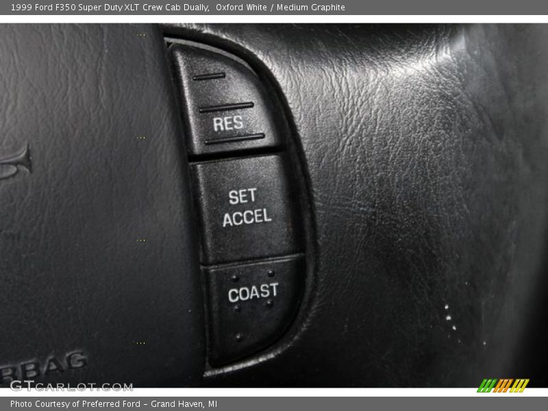 Oxford White / Medium Graphite 1999 Ford F350 Super Duty XLT Crew Cab Dually