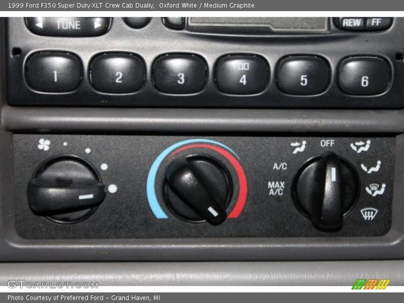 Oxford White / Medium Graphite 1999 Ford F350 Super Duty XLT Crew Cab Dually