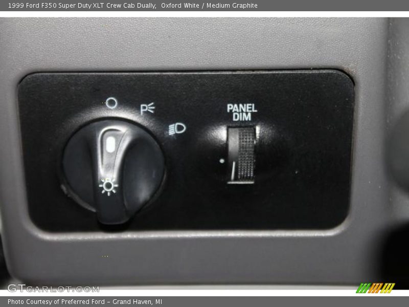 Oxford White / Medium Graphite 1999 Ford F350 Super Duty XLT Crew Cab Dually