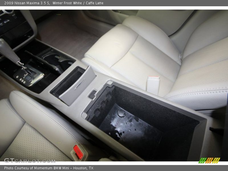 Winter Frost White / Caffe Latte 2009 Nissan Maxima 3.5 S