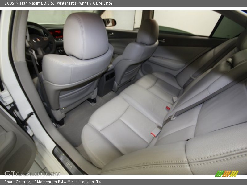 Winter Frost White / Caffe Latte 2009 Nissan Maxima 3.5 S