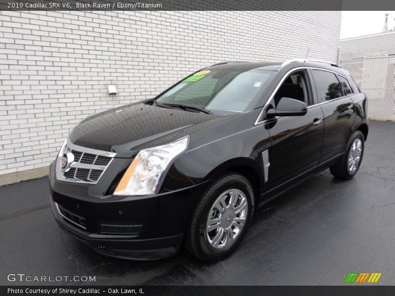 Black Raven / Ebony/Titanium 2010 Cadillac SRX V6