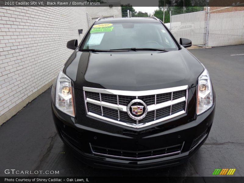 Black Raven / Ebony/Titanium 2010 Cadillac SRX V6