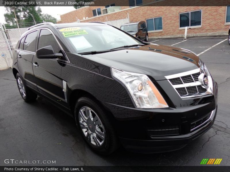 Black Raven / Ebony/Titanium 2010 Cadillac SRX V6