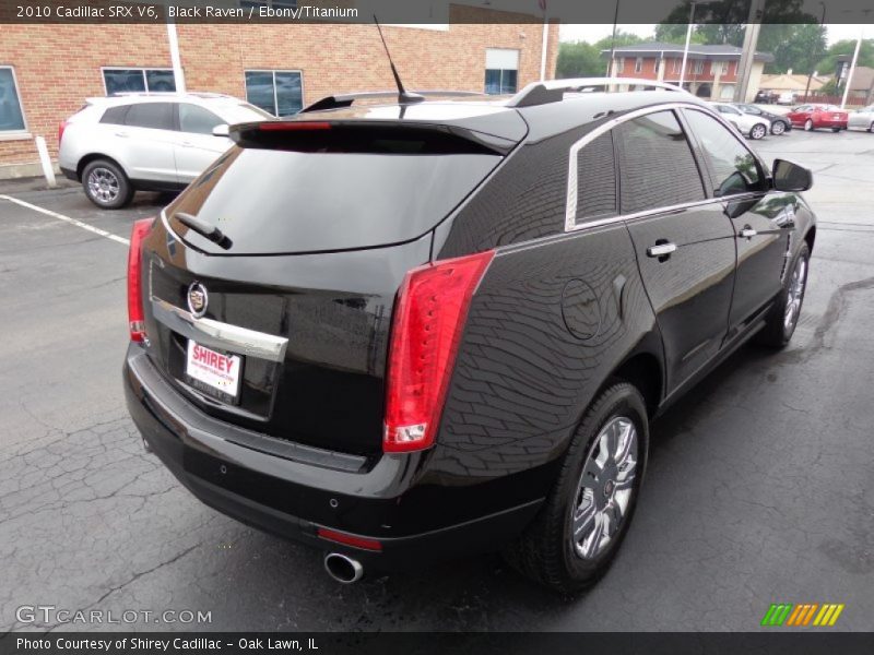 Black Raven / Ebony/Titanium 2010 Cadillac SRX V6