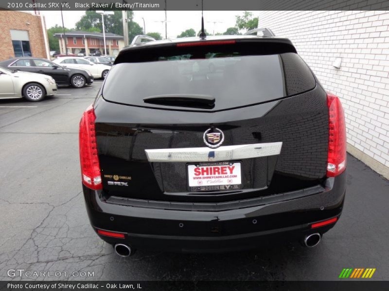 Black Raven / Ebony/Titanium 2010 Cadillac SRX V6