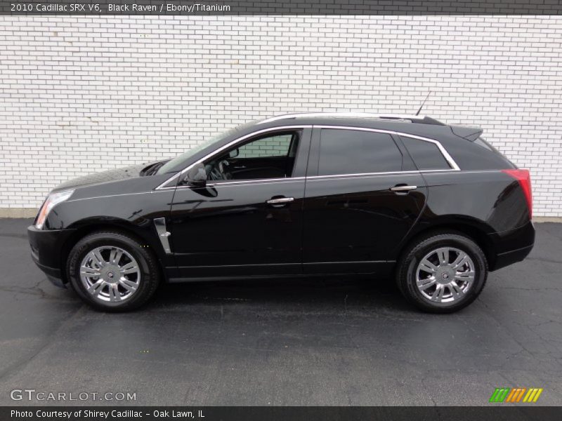 Black Raven / Ebony/Titanium 2010 Cadillac SRX V6