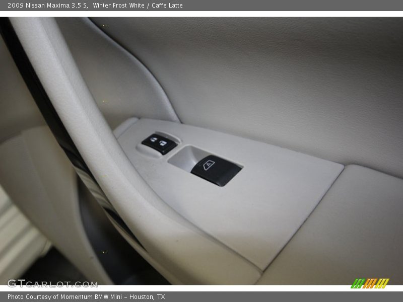 Winter Frost White / Caffe Latte 2009 Nissan Maxima 3.5 S