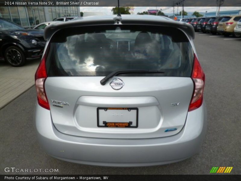 Brilliant Silver / Charcoal 2014 Nissan Versa Note SV