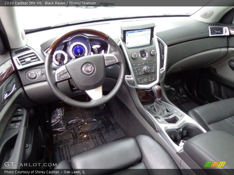 Black Raven / Ebony/Titanium 2010 Cadillac SRX V6