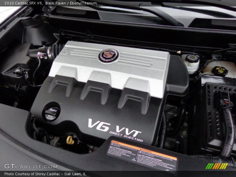 Black Raven / Ebony/Titanium 2010 Cadillac SRX V6