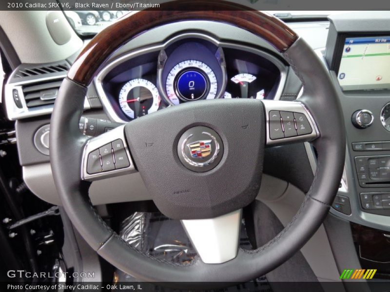 Black Raven / Ebony/Titanium 2010 Cadillac SRX V6