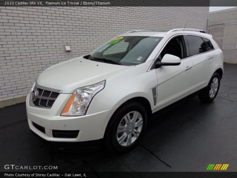 Platinum Ice Tricoat / Ebony/Titanium 2010 Cadillac SRX V6