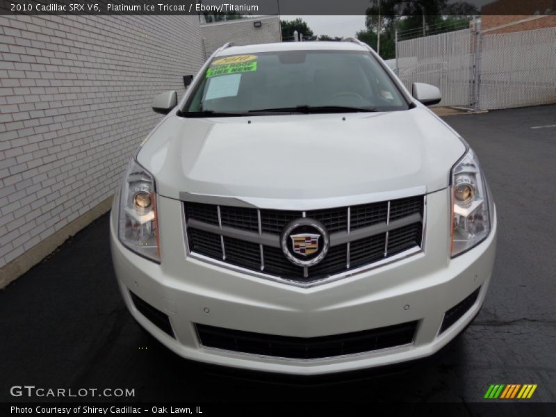 Platinum Ice Tricoat / Ebony/Titanium 2010 Cadillac SRX V6