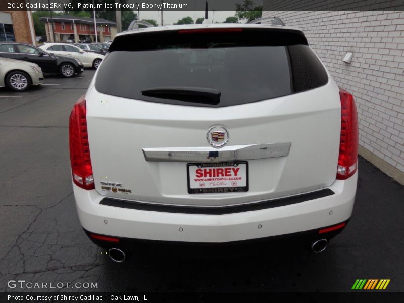 Platinum Ice Tricoat / Ebony/Titanium 2010 Cadillac SRX V6